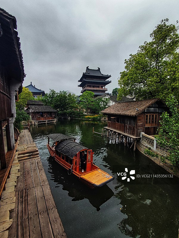 濮院古镇图片素材