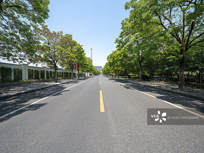 城市柏油路图片素材