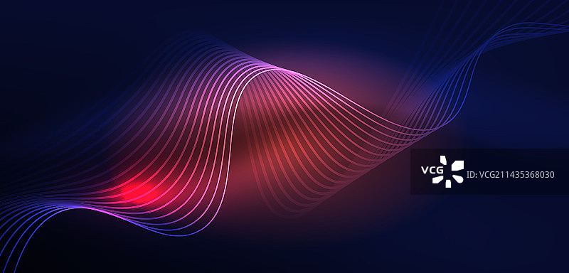 抽象背景霓虹波高科技设计图片素材