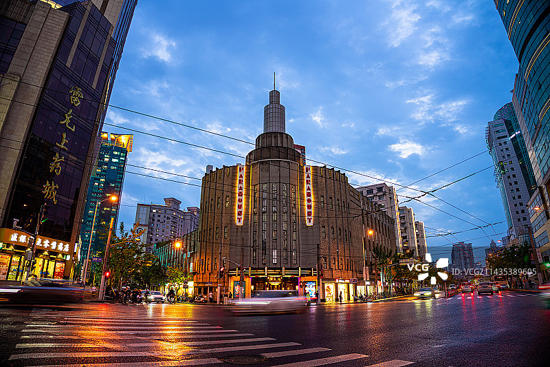 百乐门夜景图片素材