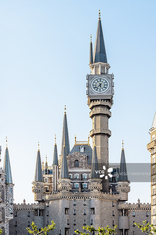 河北省石家庄市河北美术学院美院欧式城堡古堡图片素材