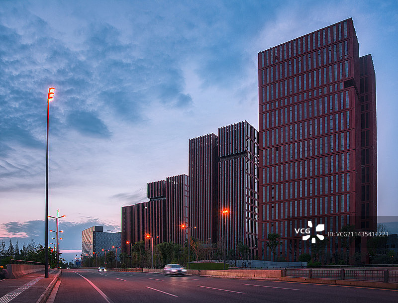 成都天府国际生物城美景图片素材
