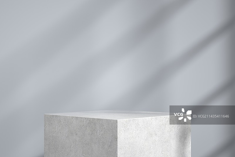 光影下的电商台面背景 三维图形图片素材