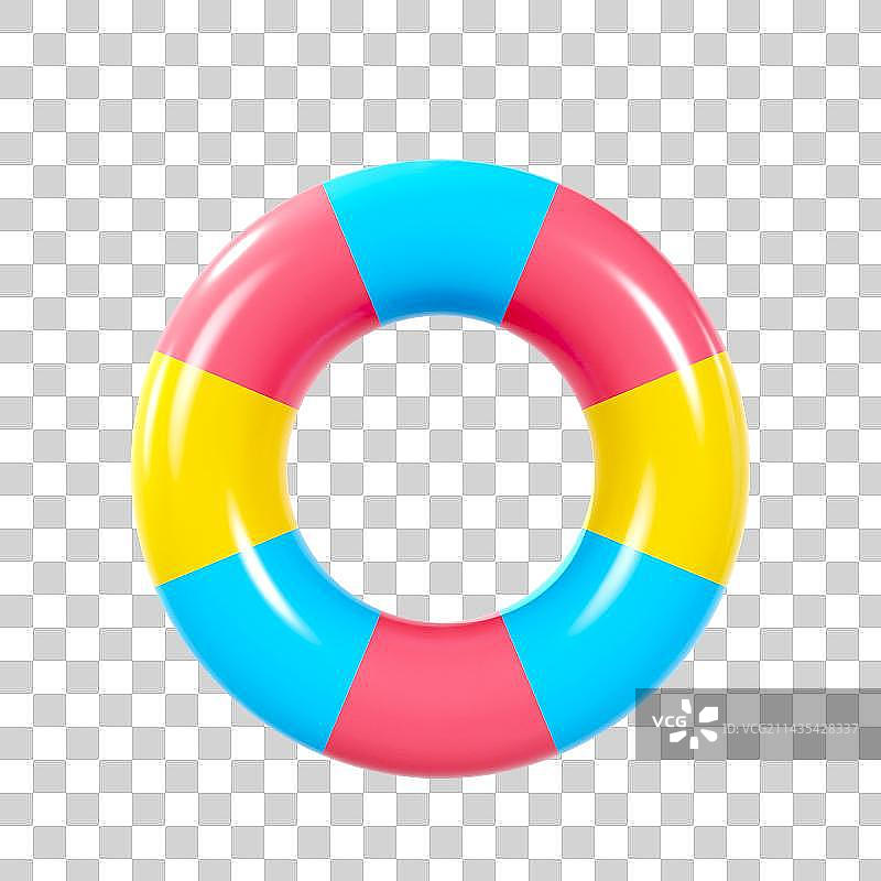 C4D写实救生圈元素图片素材