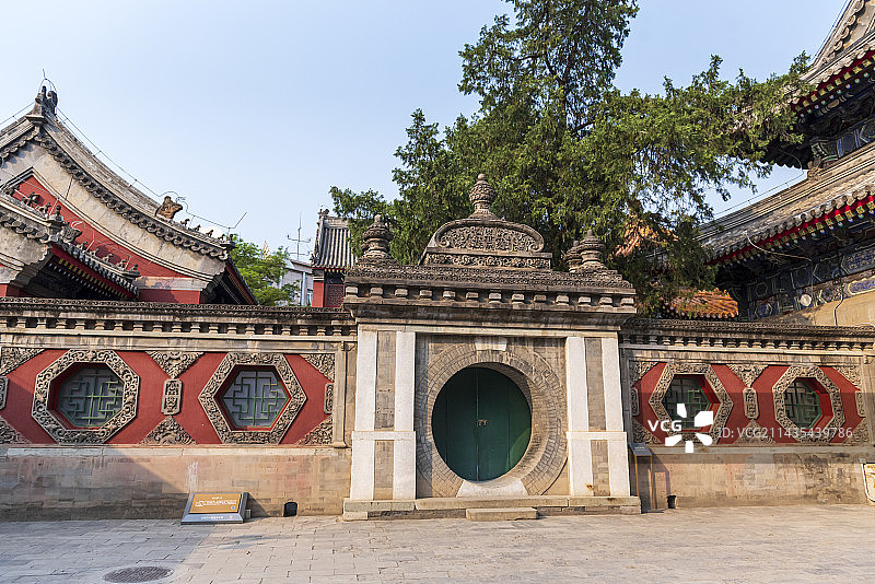 北京艺术博物馆 万寿寺 西洋门图片素材