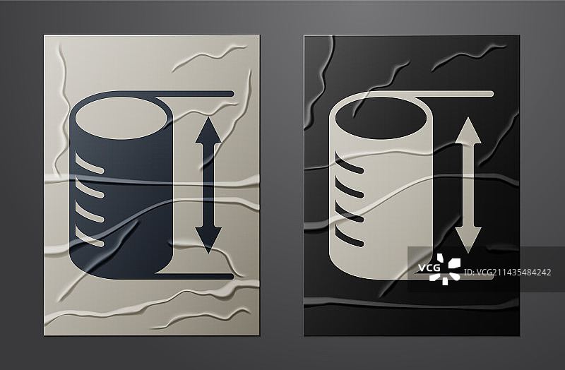 白色高度几何图形图标图片素材