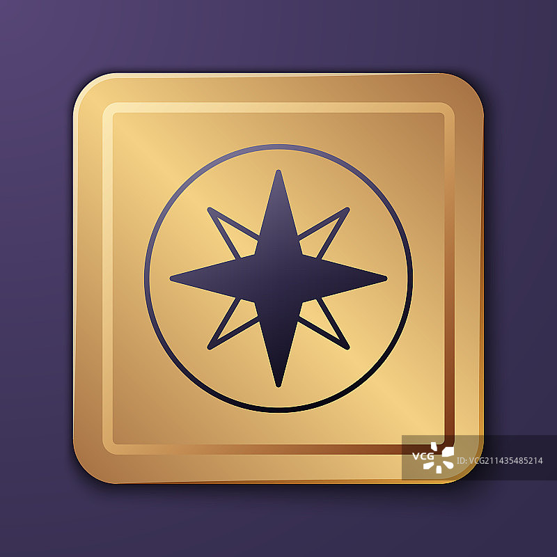 紫色风向标图标图片素材