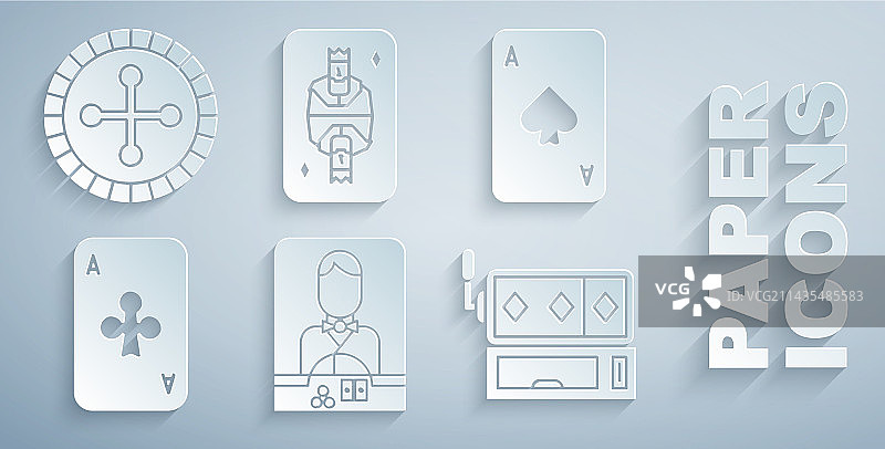 赌场荷官扑克牌黑桃梅花图片素材