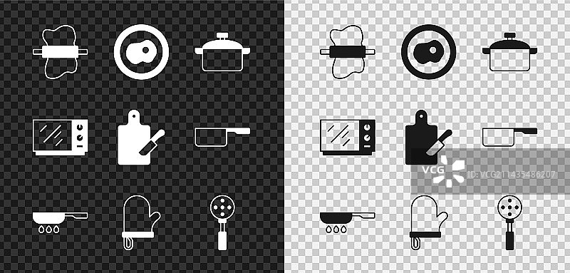 擀面杖面团炒鸡蛋烹饪等素材图片素材