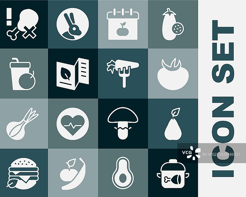 烹饪锅和鸡腿梨番茄装置图片素材