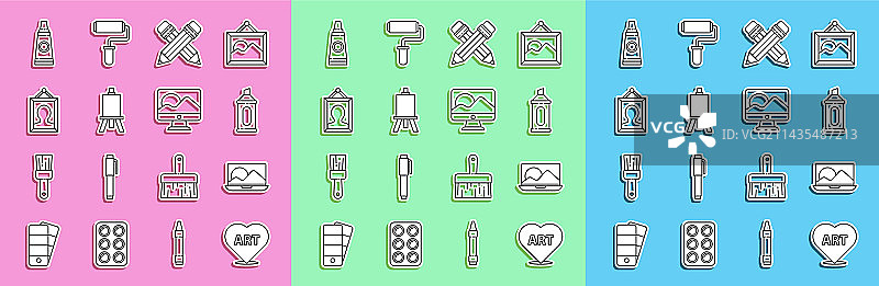 文本艺术笔记本电脑记号笔心形线条图片素材