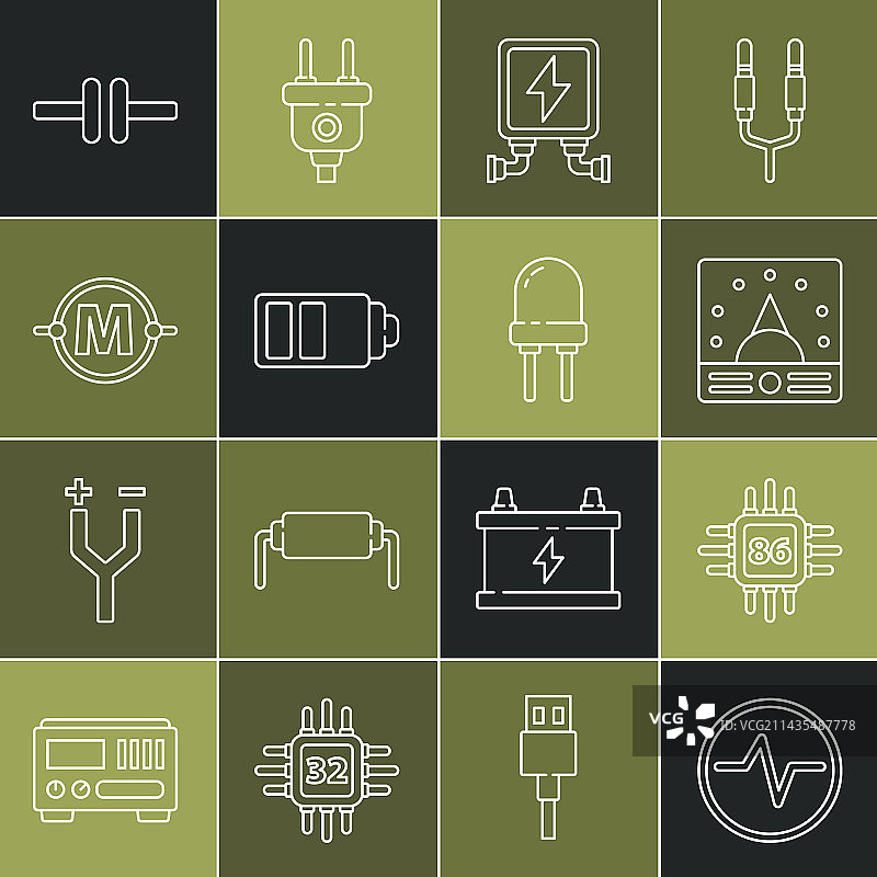 电路图处理器图片素材