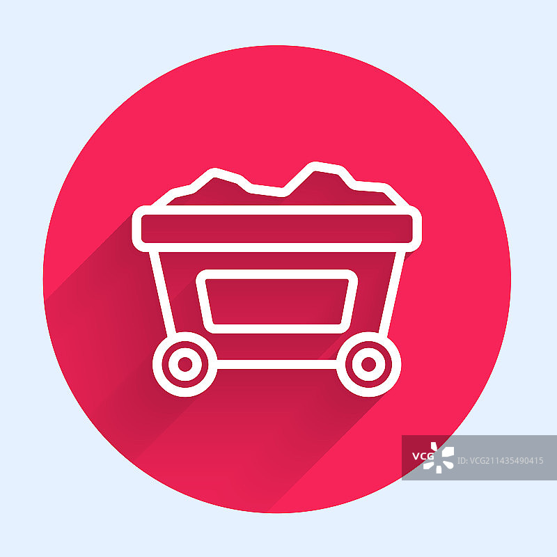 金币矿车图标图片素材