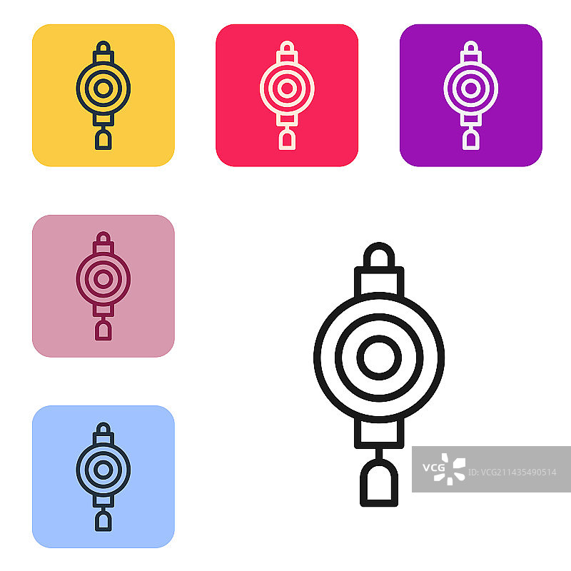 黑色中式纸灯笼图标图片素材