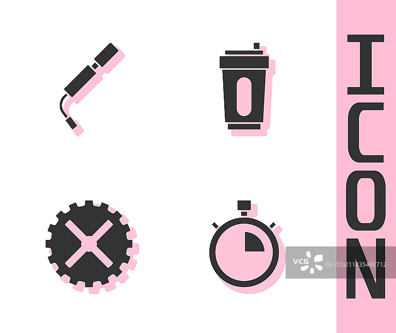 秒表、自行车气筒、链轮曲柄图片素材