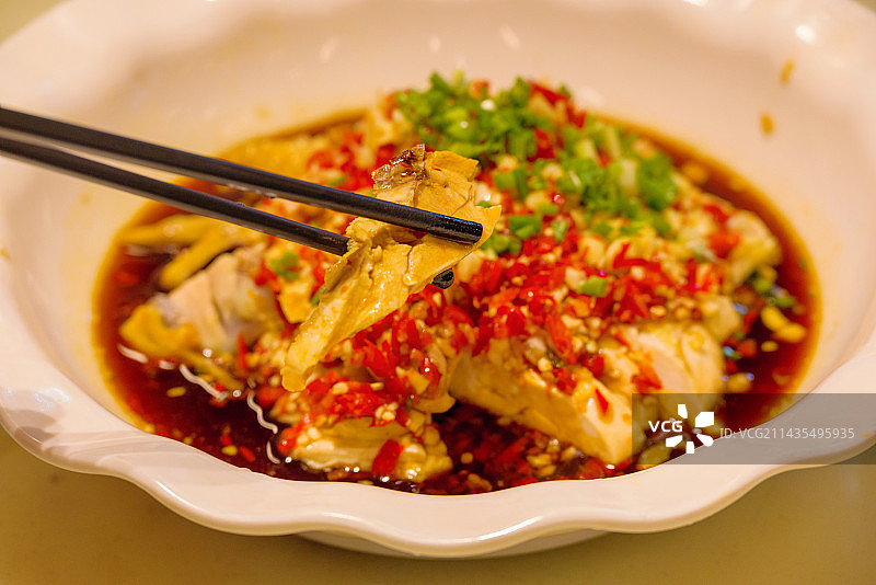 衢州特色菜泼辣鸡图片素材