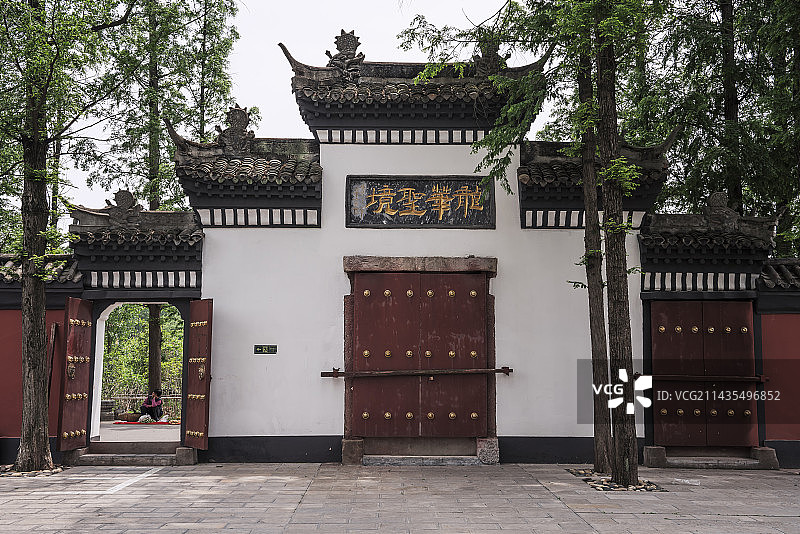 襄阳 古隆中 广德寺 山门图片素材