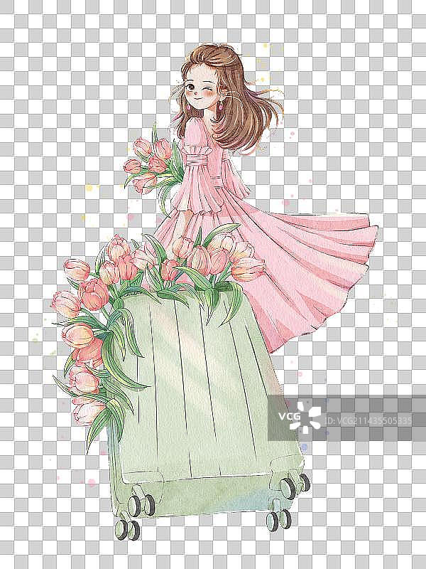 出行 旅行 郁金香图片素材