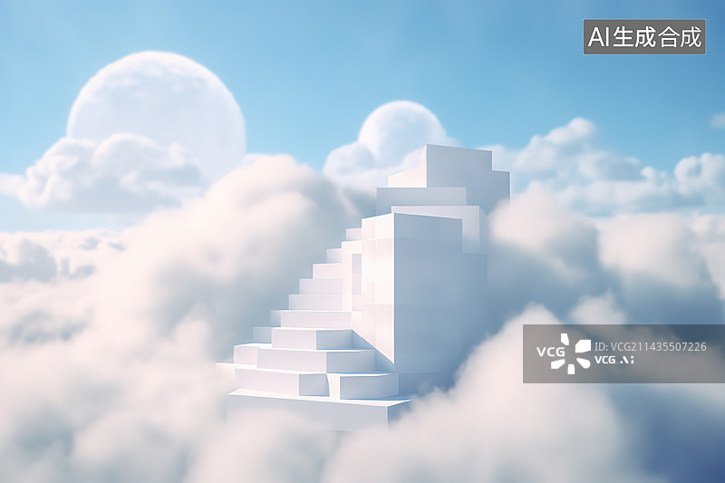 【AI数字艺术】人造艺术空间图片素材