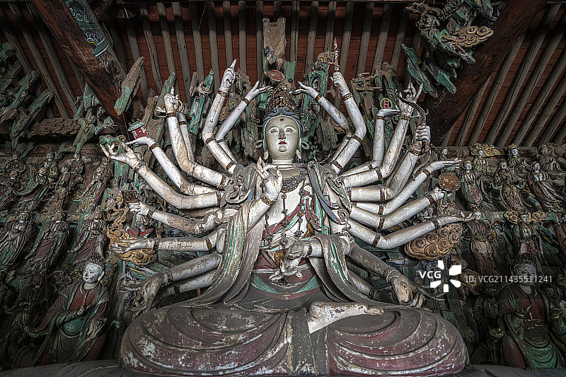 双林寺 菩萨殿图片素材
