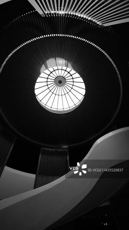 杭州丝绸博物馆 圆顶无人建筑简约图片素材