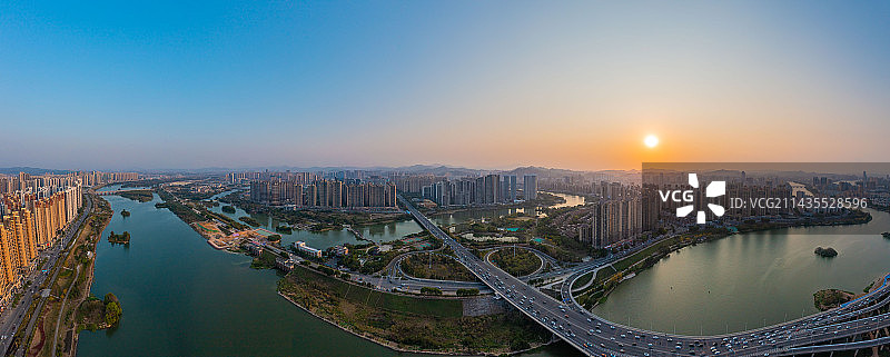 惠州金山湖航拍图片素材