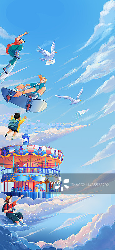 天空乐园图片素材