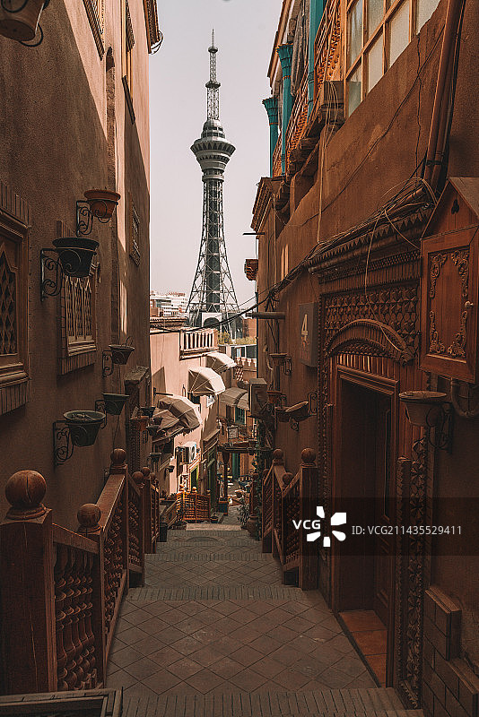 喀什老城图片素材