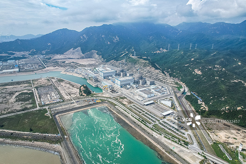 江门台山核电站图片素材