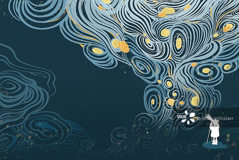 探望星空图片素材