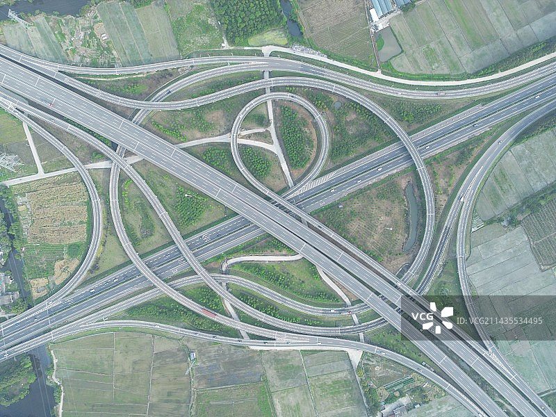 立交桥，大桥，天空图片素材