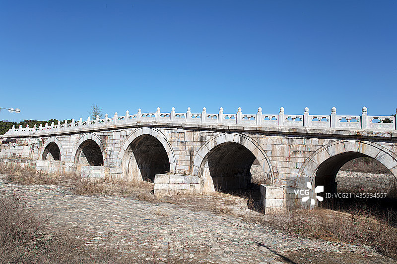 北京十三陵永陵神道桥图片素材