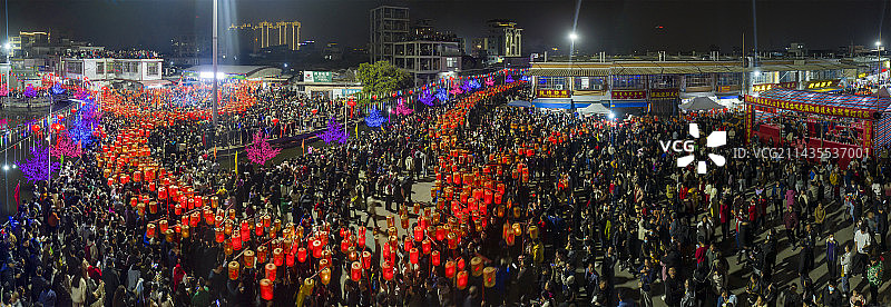 大长陇营灯图片素材