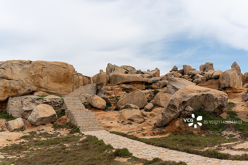 平潭岛晴天风景图片素材