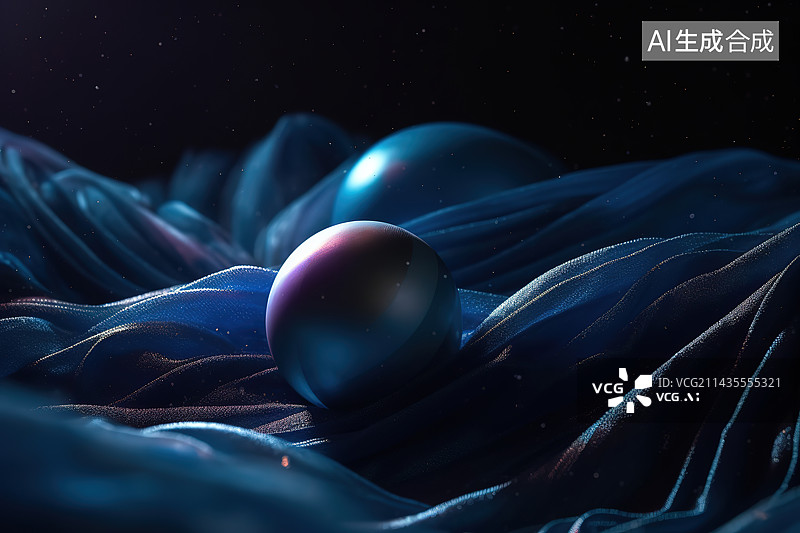 【AI数字艺术】3D抽象背景图片素材