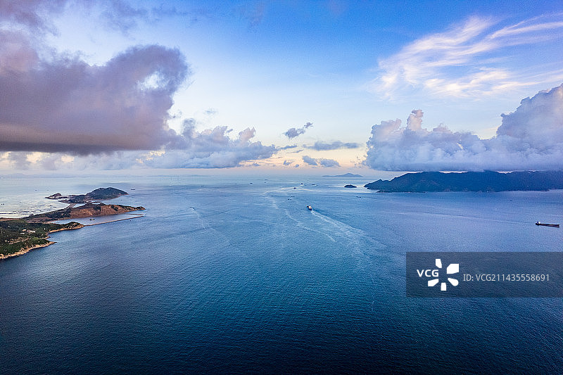 珠海万山群岛桂山岛航拍图片素材