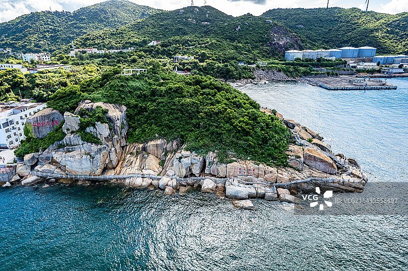 珠海万山群岛桂山岛航拍图片素材