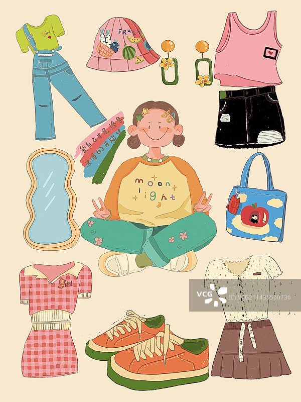 我的彩色衣橱图片素材