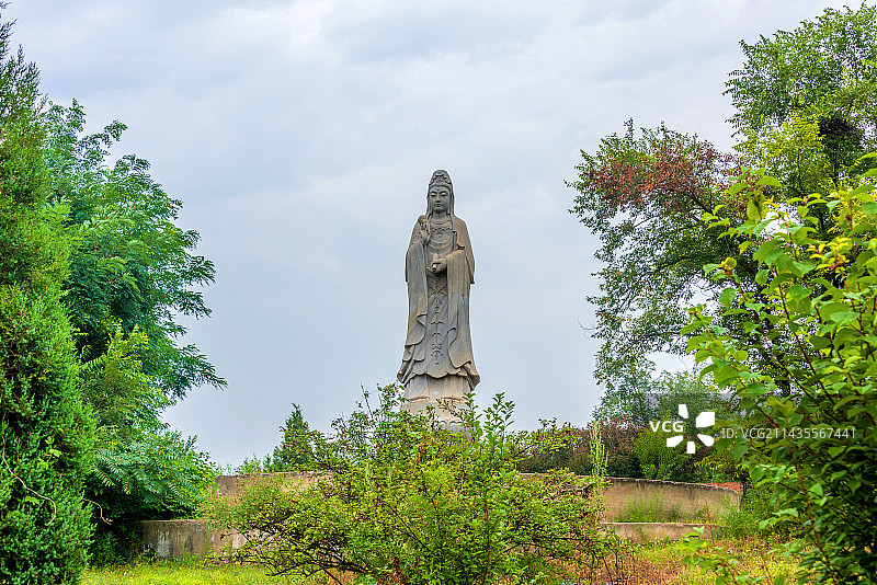中国辽宁锦州义县广胜寺塔风光图片素材