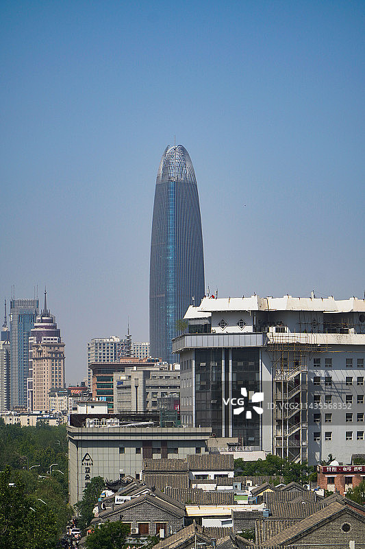 城市天际线风光图片素材