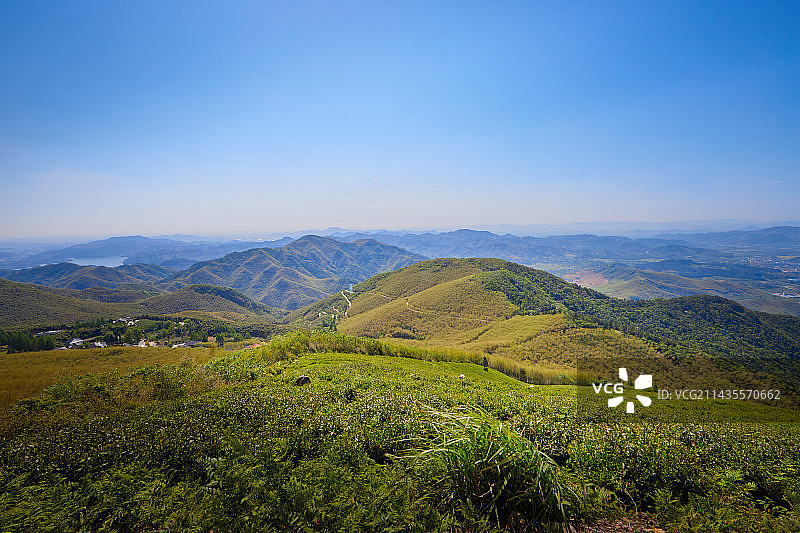 浙江湖州茶山图片素材