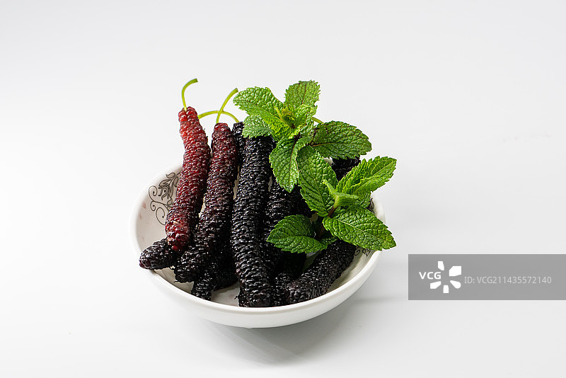 静物：健康饮食水果桑椹图片素材