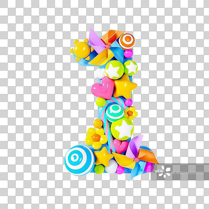 C4D立体数字元素图片素材