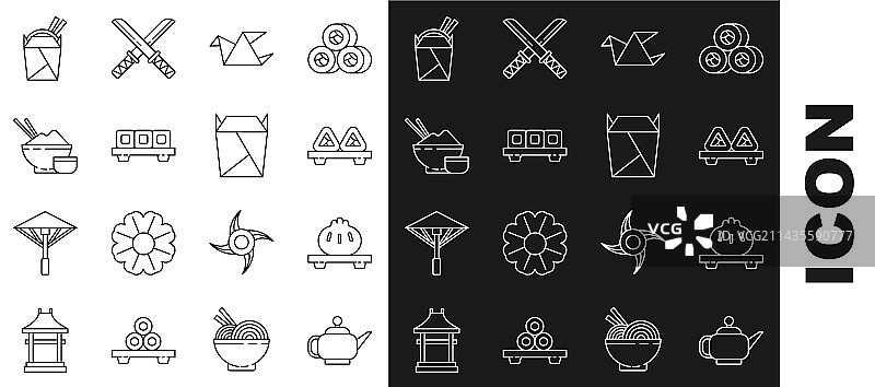 日式茶道点心制作流程示意图图片素材