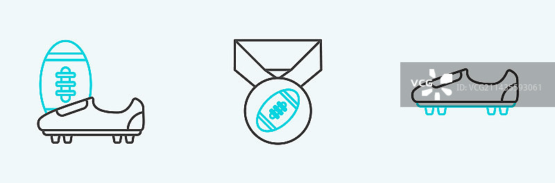 带钉足球鞋线条素材图片素材