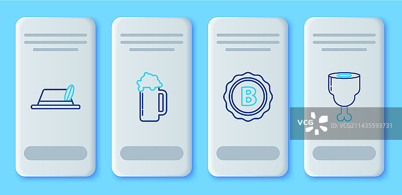 啤酒杯瓶盖图片素材