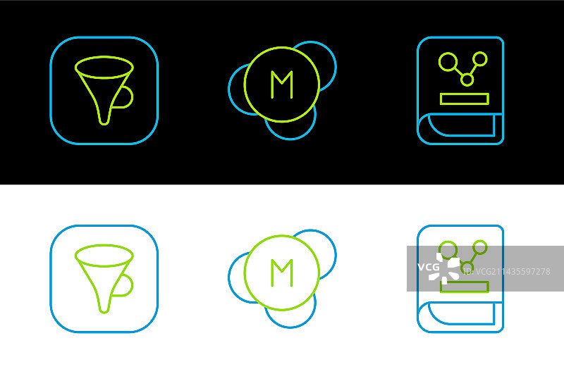 化学书籍漏斗或过滤器系列图片素材