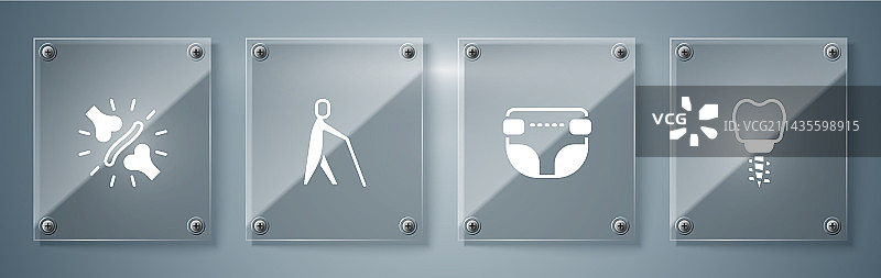 牙科植入成人尿布盲人图片素材