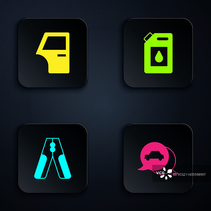 汽车维修车门电瓶跨接电源线套件图片素材