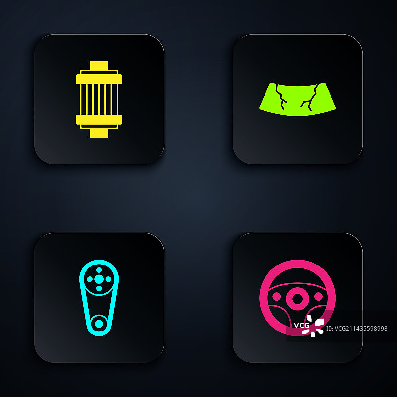 汽车方向盘空气滤清器正时皮带图片素材